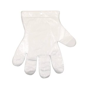 Ponuka - Cena - Predaj Mikroténové rukavice HDPE jednorázové závesné 100ks