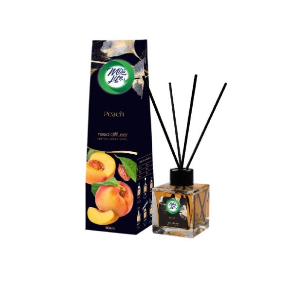 Ponuka - Cena - Predaj Miss Life Bamboo stick osviežovač 100ml Peach