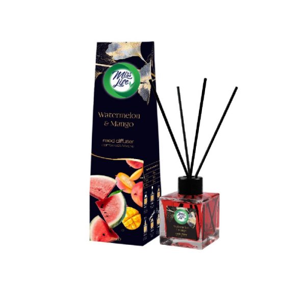 Ponuka - Cena - Predaj Miss Life Bamboo stick osviežovač 100ml Watermelon a Mango