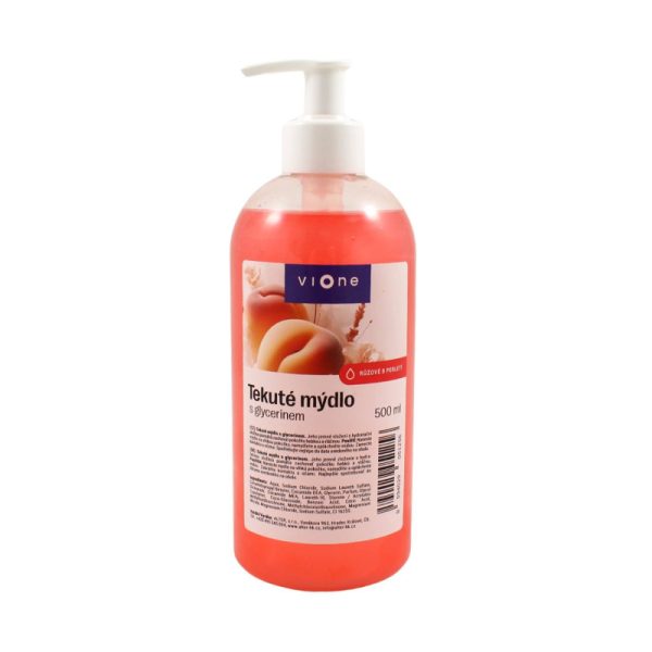 Ponuka - Cena - Predaj Mydlo VIONE broskyňa s perleťou 500ml