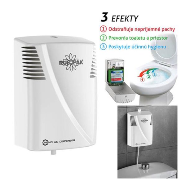 Ponuka - Cena - Predaj Nano WC osviežovač BIELY