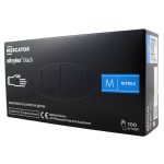 Ponuka - Cena - Predaj Nitrilové rukavice jednorázové MERCATOR nitrylex - čierne M 100ks
