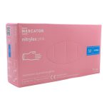 Ponuka - Cena - Predaj Nitrilové rukavice jednorázové MERCATOR nitrylex - ružové M 100ks