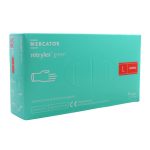 Ponuka - Cena - Predaj Nitrilové rukavice jednorázové MERCATOR nitrylex - zelené L 100ks