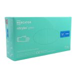 Ponuka - Cena - Predaj Nitrilové rukavice jednorázové MERCATOR nitrylex - zelené M 100ks