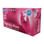 Ponuka - Cena - Predaj Nitrilové rukavice jednorázové SOFTCLINIC ružové M 100ks