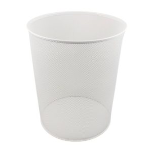 Ponuka - Cena - Predaj Odpadkový kôš drôtený - biely 12L