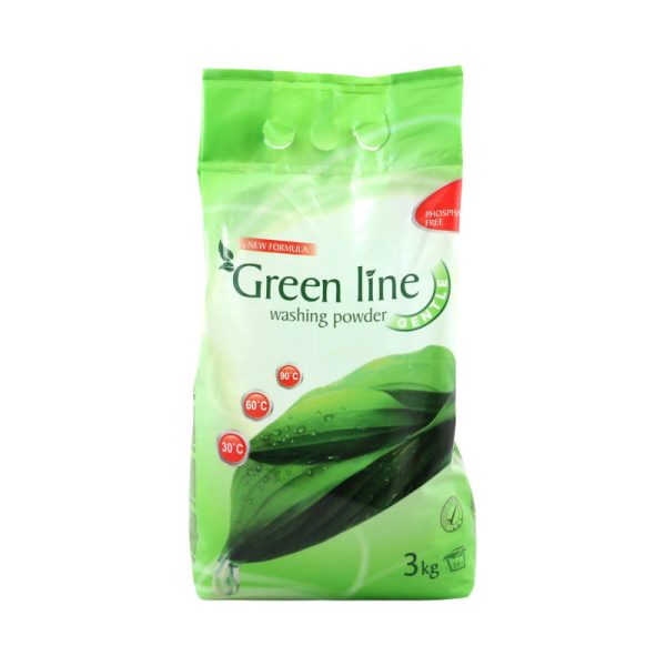 Ponuka - Cena - Predaj Prací prášok GREEN LINE GENTLE 3 kg