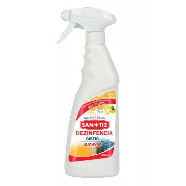 Ponuka - Cena - Predaj SANITIZ čistiaci dezinfekčný prostriedok na kuchyne 500ml