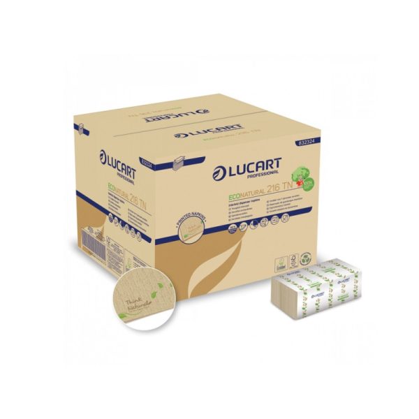 Ponuka - Cena - Predaj Skladané utierky LUCART ECO NATURAL GASTRO "Think natural" - 6000ks