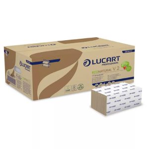 Ponuka - Cena - Predaj Skladané utierky LUCART ECO NATURAL V fold – 3800 ks