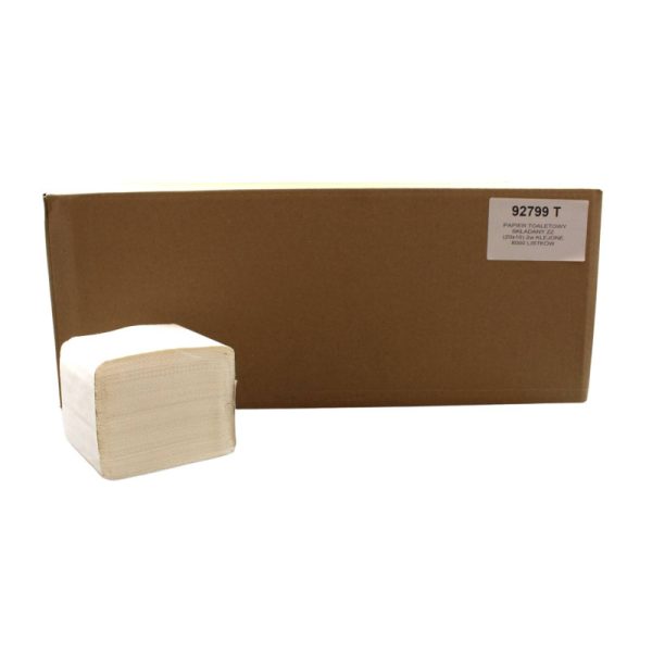 Ponuka - Cena - Predaj Skladaný toaletný papier SOFT  8000ks / 20x10 cm