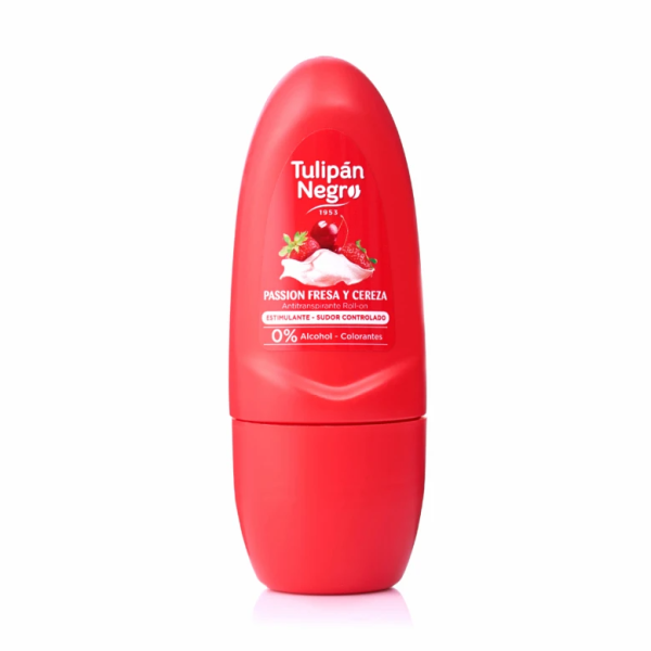  Tulipán Negro Deo Roll On Passion Fresa Y Ceresa 50ml