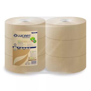 Ponuka - Cena - Predaj Toaletný papier Jumbo LUCART ECO NATURAL 300m – 6ks