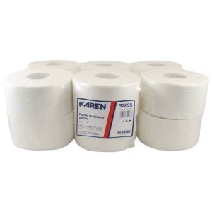 Ponuka - Cena - Predaj Toaletný papier KAREN JUMBO 190 - Super 147m professional 12 ks