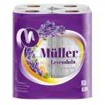 Ponuka - Cena - Predaj Toaletný papier Müller Med a Levanduľa 100% celulóza