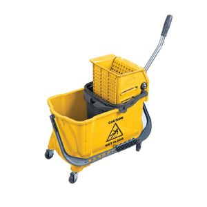 Ponuka - Cena - Predaj Upratovací vozík KENTUCKY PROFI žltý 24 L + 8L žmýkač