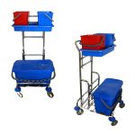 Ponuka - Cena - Predaj Upratovací vozík chrom. konštrukcia Kombi mini s príslušenstvom 1ks