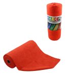 Ponuka - Cena - Predaj Utierky trhacie ECONOMY ROLL z mikrovlákna v rolke 40 ks 30x30 červená