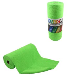 Ponuka - Cena - Predaj Utierky trhacie ECONOMY ROLL z mikrovlákna v rolke 40 ks 30x30 zelená