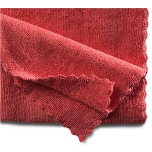 Ponuka - Cena - Predaj Utierka z mikrovlákna Wave Lasercut červená 32x32cm  1ks