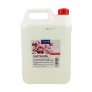 Ponuka - Cena - Predaj VIONE Speňovacie mydlo rose + magnólia 5L