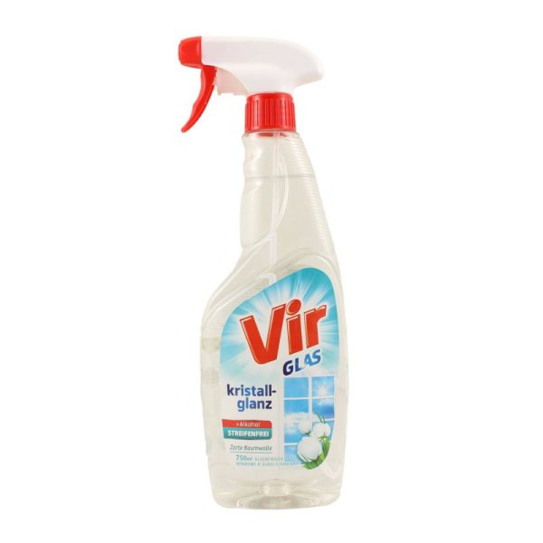 Ponuka - Cena - Predaj VIR čistič na sklo BAVLNA 750ml