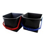 Ponuka - Cena - Predaj Vedro čierne 16L - modre a červené rozlíšenie ručky