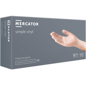 Ponuka - Cena - Predaj Vinylové rukavice MERCATOR XL 100ks