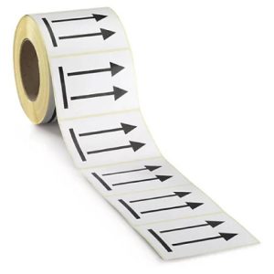 Ponuka - Cena - Predaj Výstražná etiketa so šípkami "touto stranou hore" 1ks