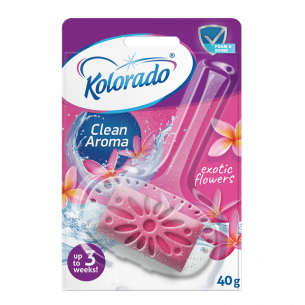 Ponuka - Cena - Predaj WC blok Kolorado Clean Aroma Exotické Kvety 40g