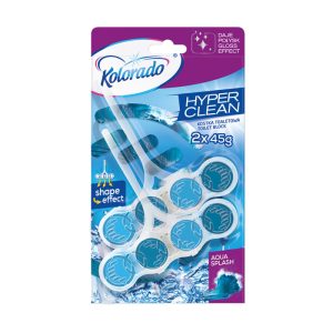 Ponuka - Cena - Predaj WC blok Kolorado Hyper Clean AQUA SPLASH 2x45g
