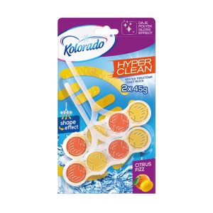 Ponuka - Cena - Predaj WC blok Kolorado Hyper Clean CITRUS FIZZ 2x45g
