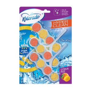 Ponuka - Cena - Predaj WC blok Kolorado Hyper Clean CITRUS FIZZ 3x45g