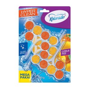 Ponuka - Cena - Predaj WC blok Kolorado Hyper Clean CITRUS FIZZ 4x45g
