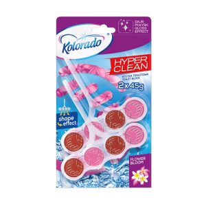 Ponuka - Cena - Predaj WC blok Kolorado Hyper Clean FLOOWER BLOOM 2x45g