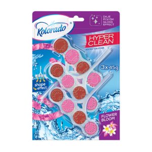 Ponuka - Cena - Predaj WC blok Kolorado Hyper Clean FLOWER BLOOM 3x45g
