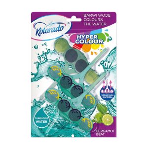 Ponuka - Cena - Predaj WC blok Kolorado Hyper Color BERGAMOT BEAT 3x45g