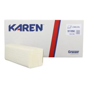 Ponuka - Cena - Predaj ZZ skladané papierové utierky 100%celulóza 1vrst.25x20CM(4000ks)