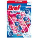 Ponuka - Cena - Predaj BREF wc blok  Power Activ Flower Pink 3 × 50 g