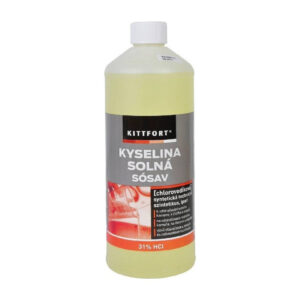 Ponuka - Cena - Predaj KITTFORT Kyselina soľná - chlorovodíková 31% 1L
