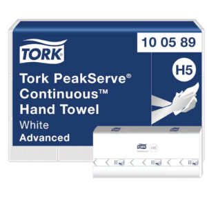 Ponuka - Cena - Predaj Tork PeakServe® nadväzujúce papierové utierky na ruky biele H5 1-vr