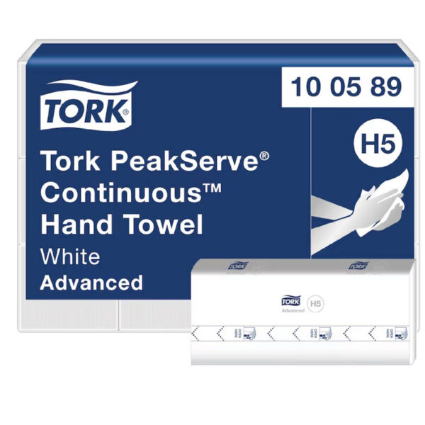 Ponuka - Cena - Predaj Tork PeakServe® nadväzujúce papierové utierky na ruky biele H5 1-vr