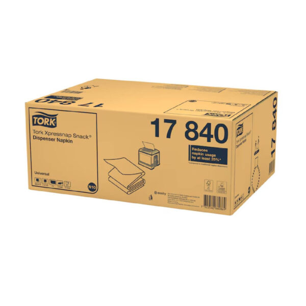 Ponuka - Cena - Predaj Tork Xpressnap Snack® biele servítky do zásobníka N10 – 9000ks