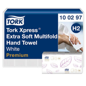 Ponuka - Cena - Predaj Tork Xpress® MULTIFOLD Premium jemná skladaná utierka na ruky H2 2-vr