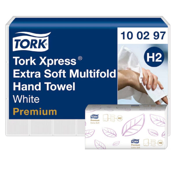 Ponuka - Cena - Predaj Tork Xpress® MULTIFOLD Premium jemná skladaná utierka na ruky H2 2-vr