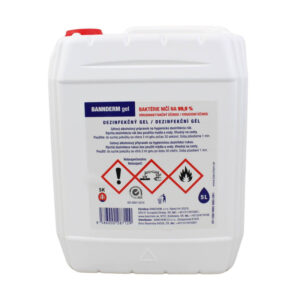 Ponuka - Cena - Predaj Dezinfekčný gél BANNDERM na ruky 5L