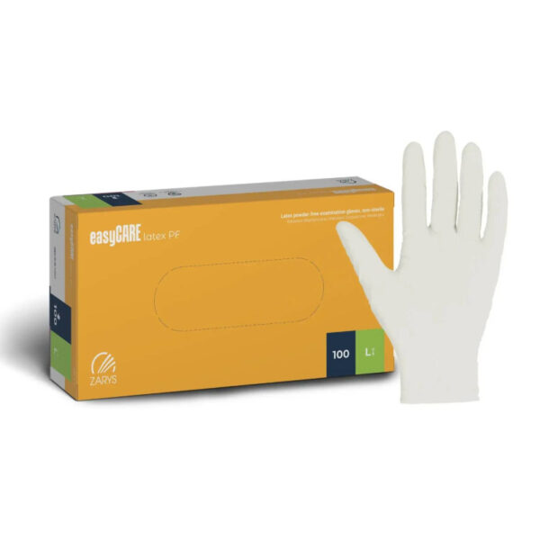 Ponuka - Cena - Predaj Latexové rukavice easyCARE nepudrované L 100ks