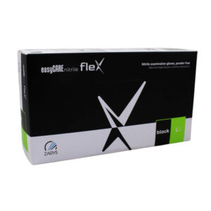 Ponuka - Cena - Predaj Nitrilové rukavice jednorázové easyCARE FLEX – čierne L 100ks