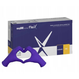 Ponuka - Cena - Predaj Nitrilové rukavice jednorázové easyCARE FLEX – kobaltová M 100ks